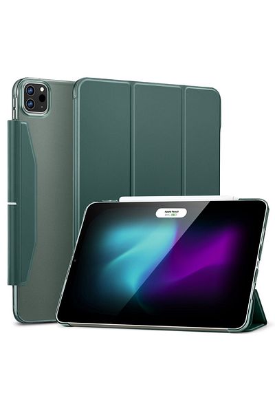 ESR Husă pentru iPad Pro 13 (2024), tip carte, Ascend Trifold ESR - Verde închis