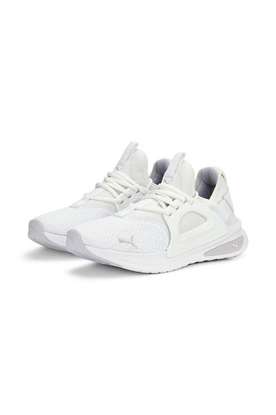 Puma حذاء جري سوفت رايد إنزو إيفو نوفا شاين للنساء - أبيض