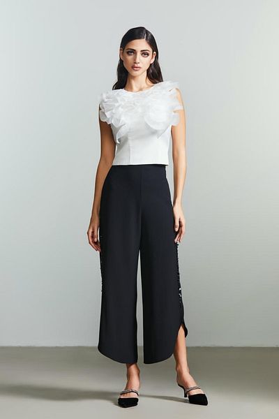 femi9 Embellished culottes pants