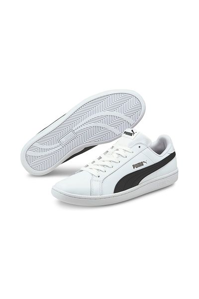 Puma Unisex Smash Leather Trainers Sneakers - White