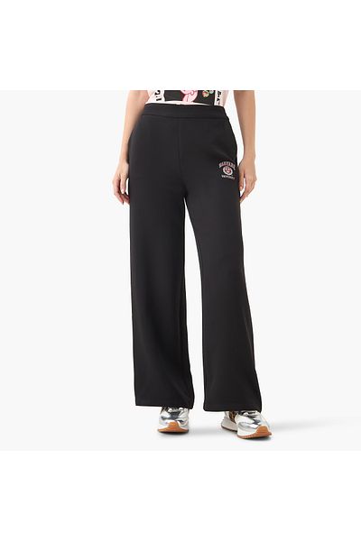 SP Characters Harvard Logo Print Track Pants with Pockets