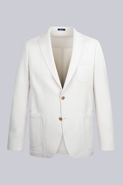 Hatemoğlu Beige Comfort Fit Mono Collar Classic Jacket