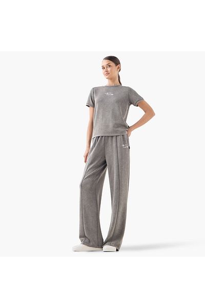 SP Characters Squid Game Embroidered Track Pants with Pockets