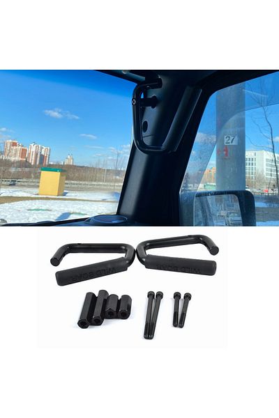 Choice Front Handle Black Rear & Front Grab Bar Steel Grab Handles FOR 2007 2008 2009 2010 2011 2012 2013 2