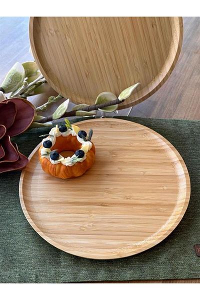ROSSEV Bamboo Serving Plate 29 cm