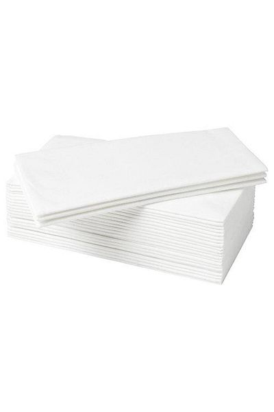 Omnisoft 33x25 Cm 1/8 Waiter Layer Luxury Serving Napkin White 1200 Pcs