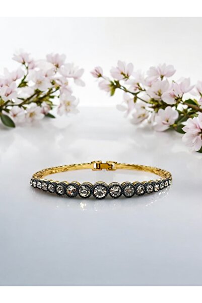 FUYA JEWELLERY Taşlı Kelepçe Bileklik