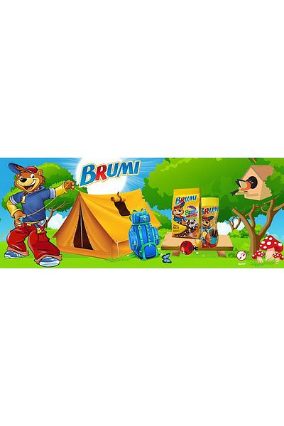 Brumi Granulated cocoa for milk, Brumi, 300 g, bag