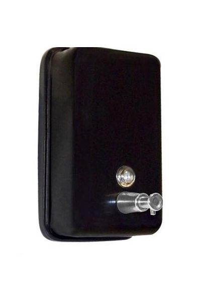 Omnisoft Liquid Soap Dispenser Black Stainless Steel 1000ml