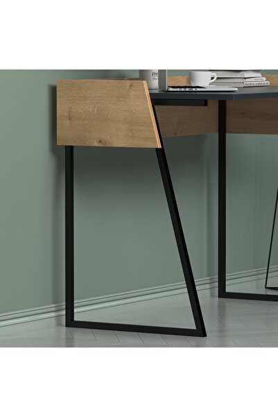 lagomood Rone Çalışma Masası Antrasit Meşe