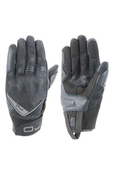 OJ Way Black Protected Motorcycle Gloves S