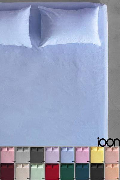 İQON Ranforce Woven Fitted Sheet Set Double - 21 Colors