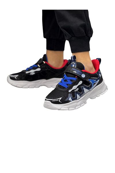FIERO MIEN Boy's Black-Sax Daily Sports Sneaker Shoes