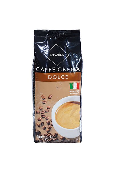 Rioba Boabe de cafea Caffee Crema Dolce, 1 kg,