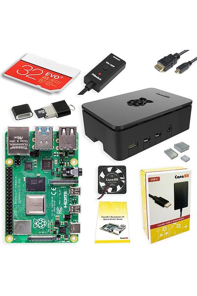 Raspberry Canakit Pi 4 Starter Kit (8GB RAM)