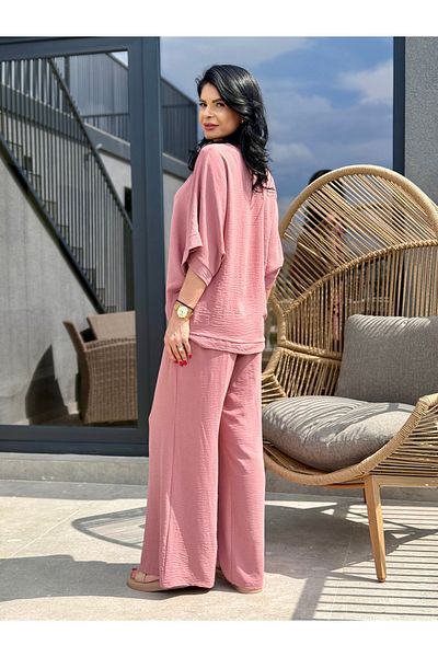 RAMONA BADESCU EXCLUSIVE Casual Set in Crepe Fabric – Fluid and Comfortable Cut