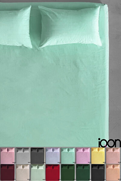 İQON Ranforce Woven Fitted Sheet Set Single - 21 Colors
