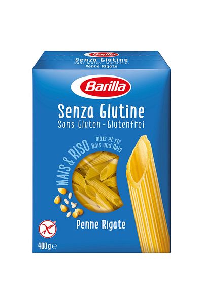 Barilla Paste Penne Rigate lungi fără gluten, 400g