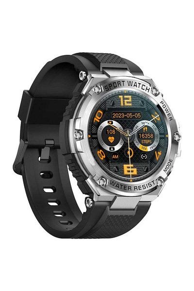 Techone Ceas Inteligent Bărbătesc ® T88 Genesis, Argintiu