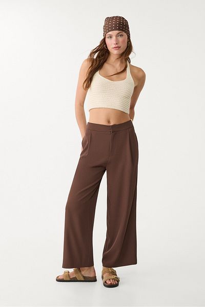 Stradivarius Smart culottes with darts
