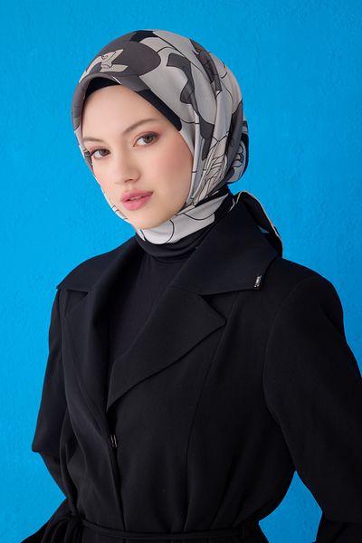 Belli Φουλάρι ΚΑΘΑΡΟ ΜΕΤΑΞΙ ΜΕ ΜΕΣΗ 4127D (TWILL)-87