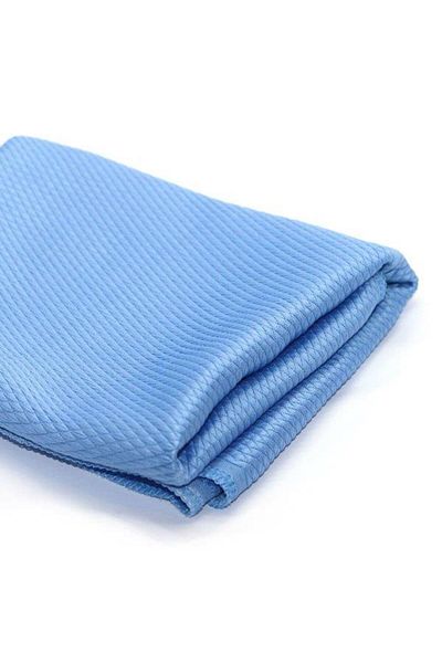 Omnisoft Microfiber Glass Cloth 2 Pack Blue 40 X 40 Cm