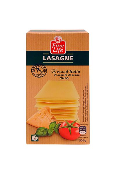 Fine Life Paste lasagna în foi, Fine Life, 500 g