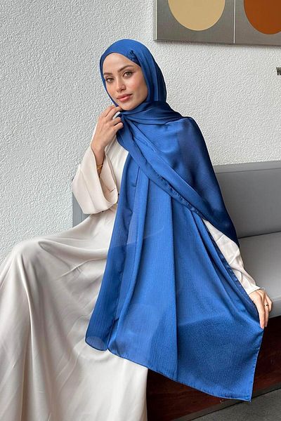 lamelif Janjan Shawl Indigo
