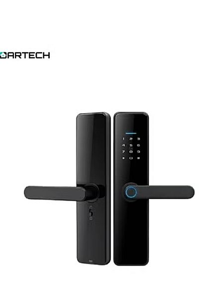 DarTech Dartek Smart Lock with 5 Ways to Unlock and App Fits Any Door Global Version Smart Home Security System Black
