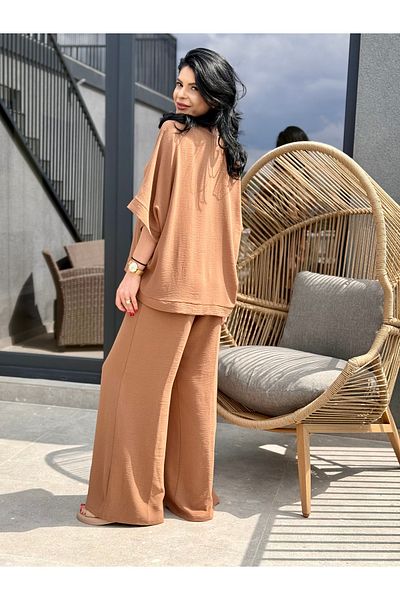 RAMONA BADESCU EXCLUSIVE Casual Set in Crepe Fabric – Fluid and Comfortable Cut