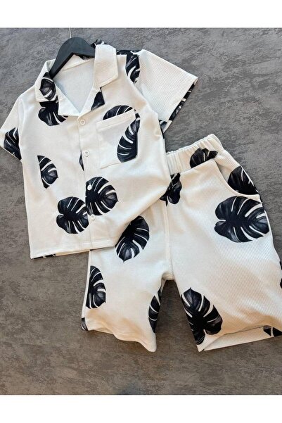 KOKOŞ BEBEK 2 Piece Set with Palm Shorts