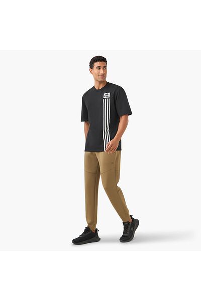 Kappa Logo Embroidered Joggers with Zip Pockets and Drawstring Closure