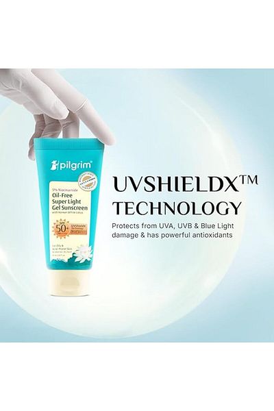Pilgrim 5% Niacinamide OIL-FREE SUPER LIGHT GEL SUNSCREEN 40 ml