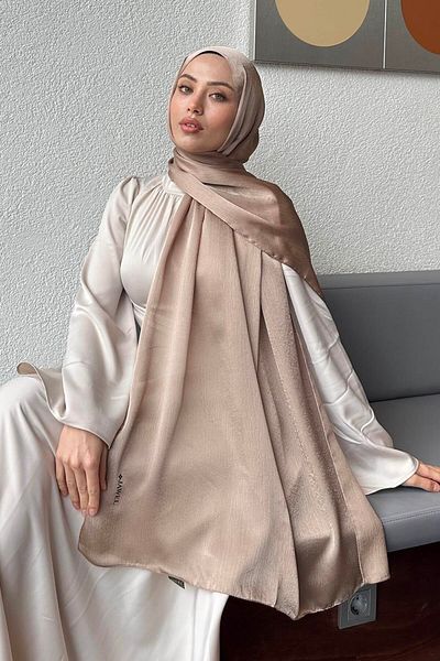 lamelif Janjan Shawl Mink Color