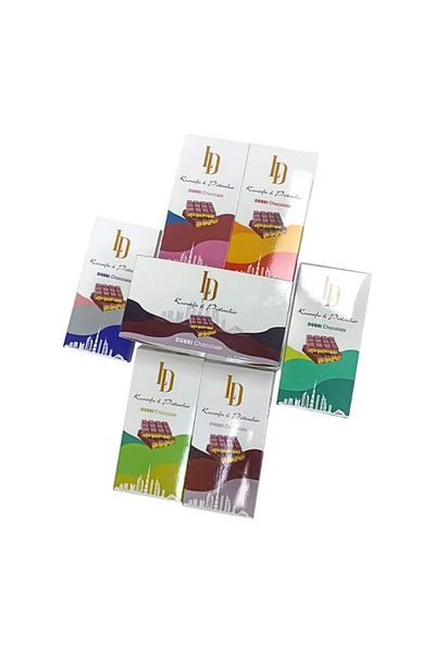 Le Damas Sweets Dubai Chocolate Compound 120g Brown