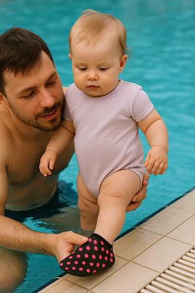 PAGANO Pantofi de mare unisex pentru copii, pantofi de mare pentru bebeluși, pantofi de piscină