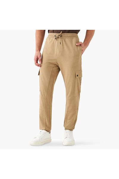FAV Regular Fit Joggers with Pockets and Drawstring Closure