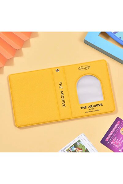 Güneş Kırtasiye Yellow 20 Pockets Binder Kpop Photocard Album Receives 40Pcs ...