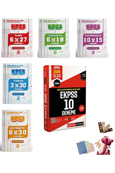 Pegem Akademi Yayıncılık Pegem 2026 E-KPSS Engelli Kamu Personeli Seçme Sınav...