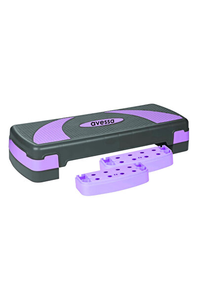 AVESSA Step-300 3 Kademeli Step Tahtası - Kaymaz Yüzey - Geniş Kaymaz Yüzey Alanı - Dayanıklı Plastik