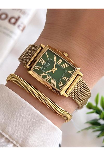 Lee Cooper Vs.Blkt.0244 Lee Cooper Women's 3 Atm Water Resistant Wrist Watch with Steel Mesh Cord Vs.Blkt.0244
