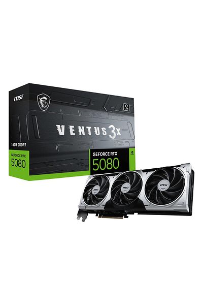 MSI Ventus 3X Plus Geforce Rtx 5080 16Gb Gddr7 256Bit Hdmi/Dp Graphics Card