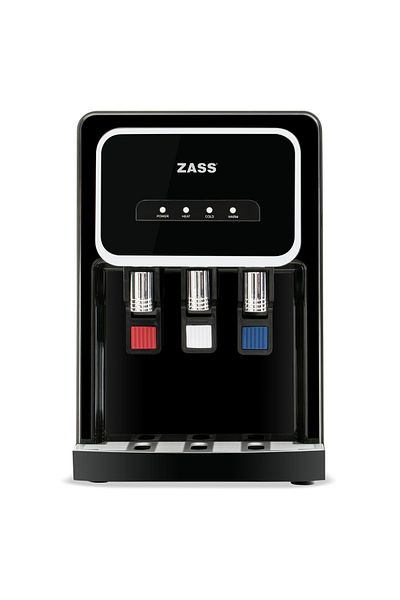 Zass Office water dispenser ZASS ZTWD 26 WF Black, With water filtration, Compressor cooling, Black