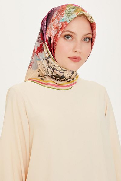 Armine Twill Silk Scarf 9220-35t