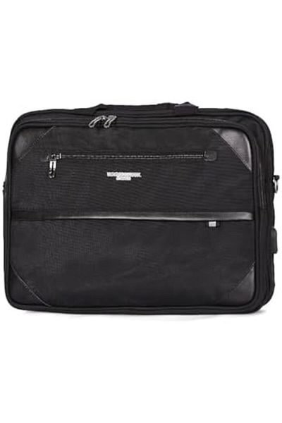 U.S. Polo Assn. U.S. POLO ASSN. Business Laptop Bag Black 13-inch