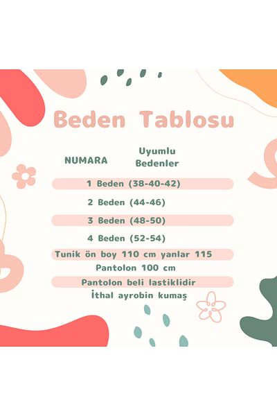 Enans Design Set de 2 piese Hijab pentru femei cu tunică și pantaloni