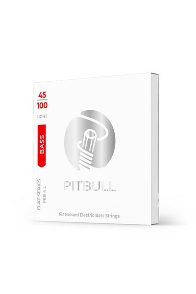 Pitbull Strings Flat Series Flatwound Bass Guitar String Feb 4 L