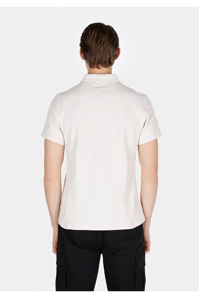 Colin's Regular Fit Polo Neck Plain Men's Stone Short Sleeve T-Shirt