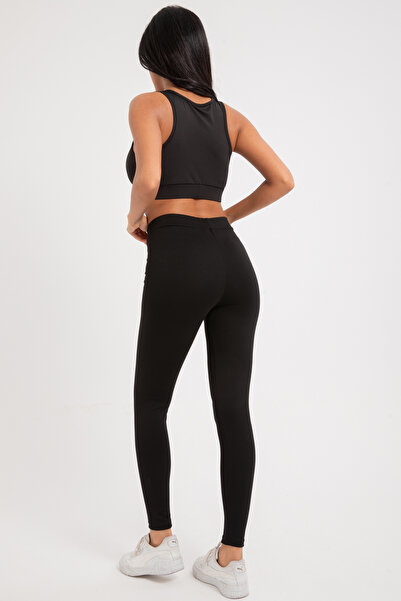 Almila Classic Plain Steel Knitted Women's Tights 4001