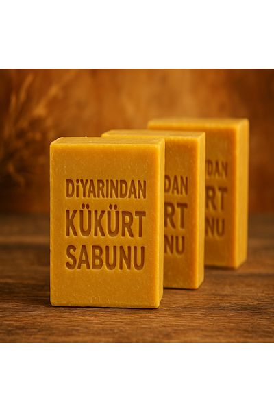 Diyarından Hatay Natural Sulfur Soap 3 Pieces (375 Gr)